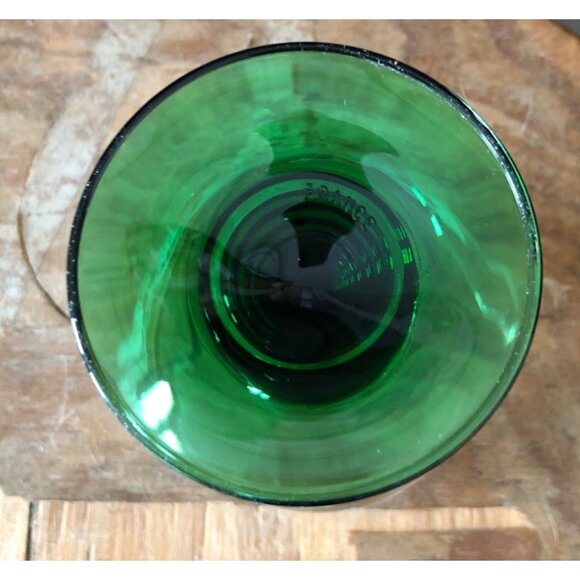 Luminarc France Vintage Grapevine Etching Glasses Beehive Coil Stem Set 6 1970s - Picture 10 of 12